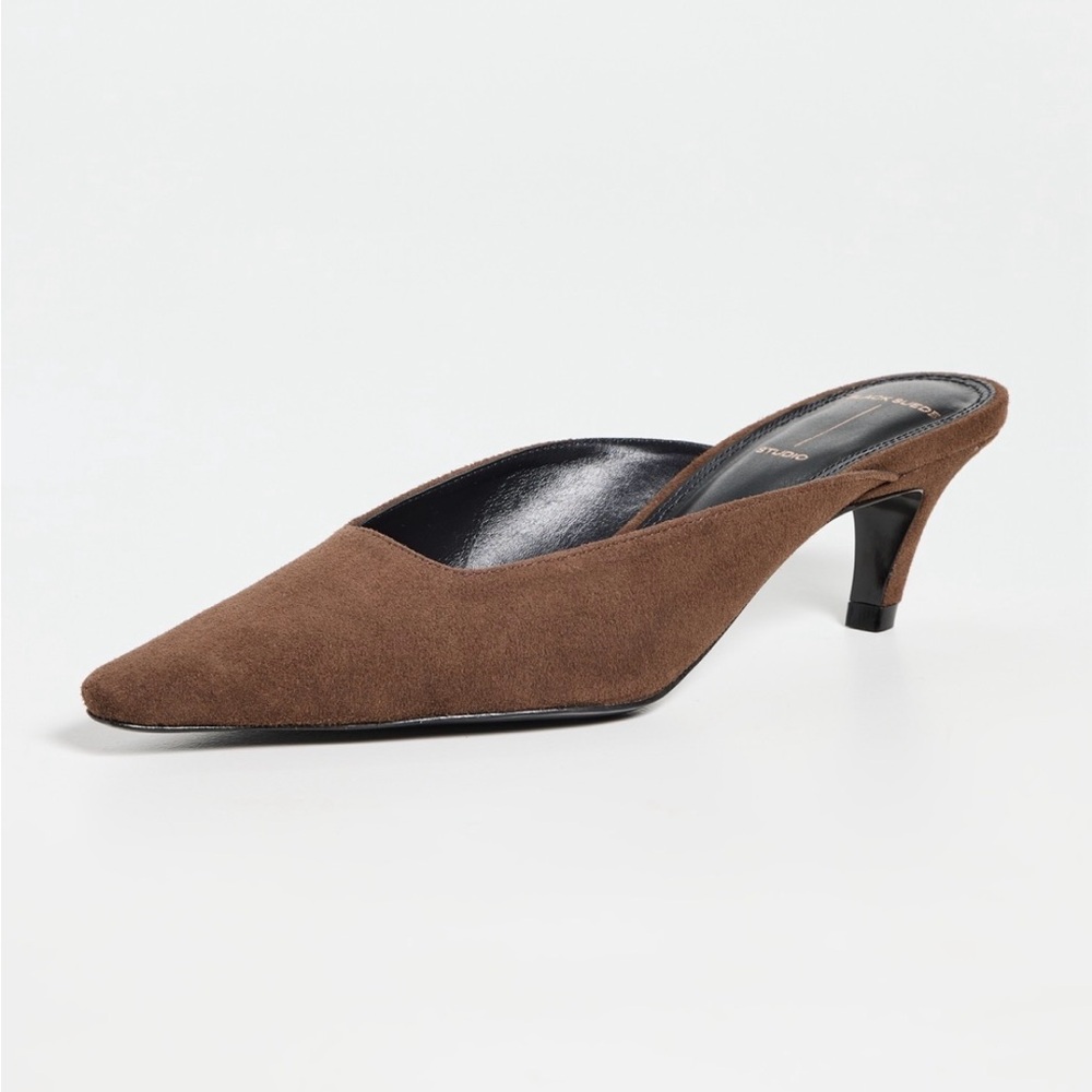 Black Suede Studio, Logan Pumps 50mm NWT